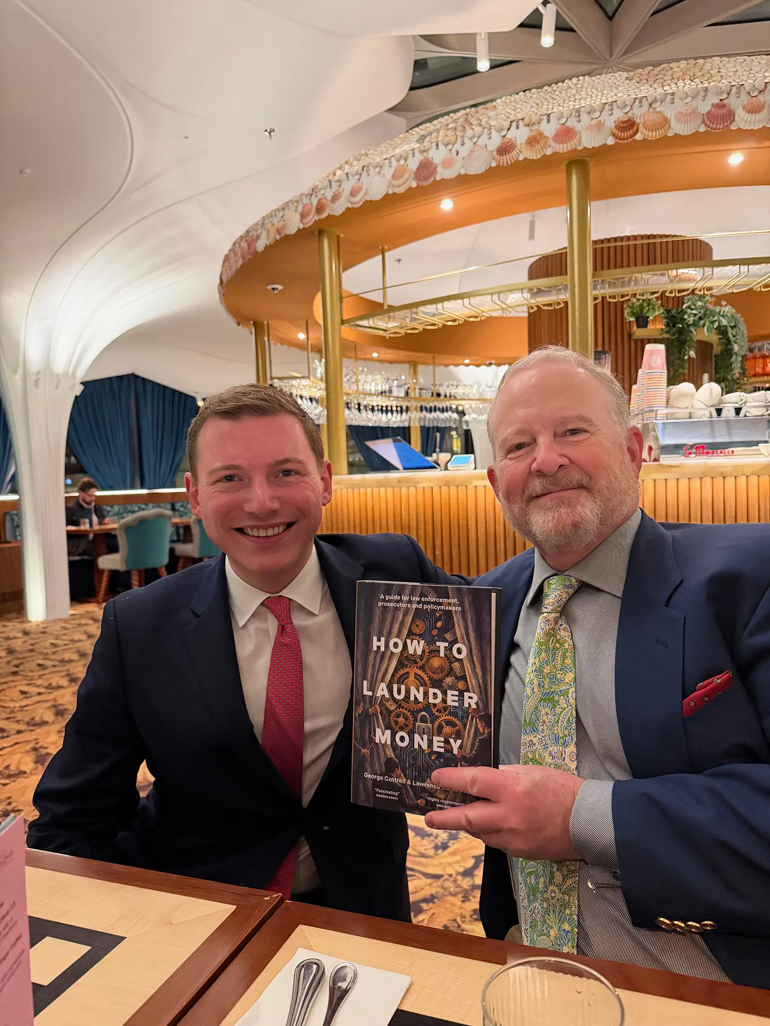 Attendees at the How To Launder Money book launch