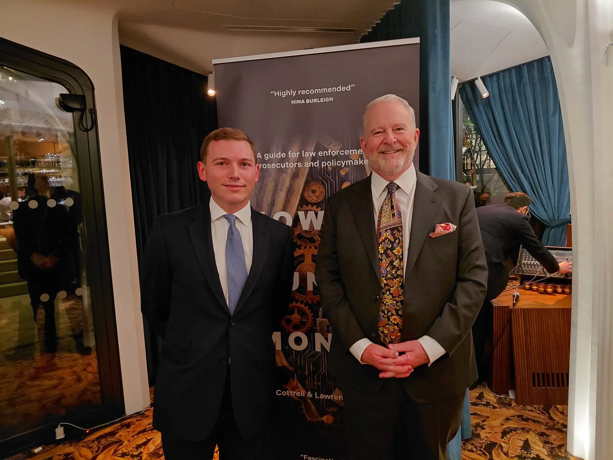 Guests at the How To Launder Money book launch